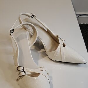 Elegant White Women's Heels